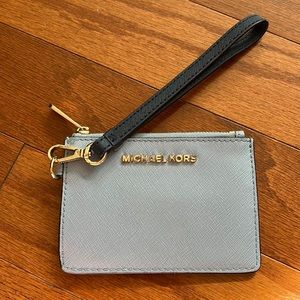 Michael Kors Blue Wristlet